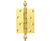 Classic Range - brass door hinges 3