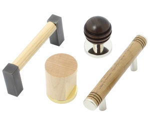 Arbor Range - made-to-order wood and brass cabinet handles