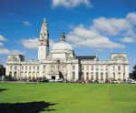 Pull handles and push plates for Cardiff City Hall