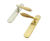 Arbor Range - wood and brass door lever handles 2