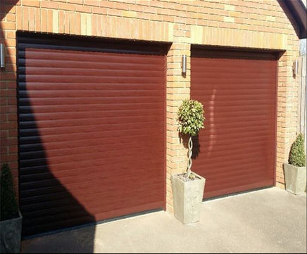 SG77GD Solid Aluminium Garage Door Roller Shutter