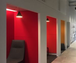Acoustic wall panels for London architects' office