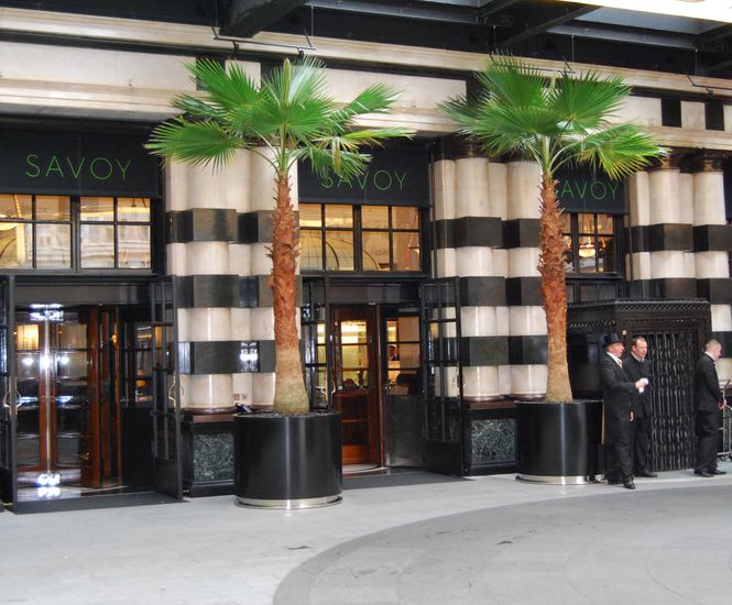 Bespoke planters for the Savoy Hotel refurbishment