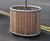 Stockport FSC timber and steel planters 4