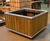 Stockport FSC timber and metal rectangular planter 6