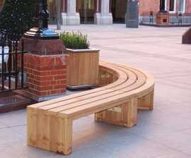 Rochford timber curved benches