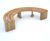 Rochford timber curved benches 5