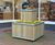 Stockport FSC timber and metal rectangular planter 5