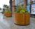 Swithland circular FSC timber tree planters 3