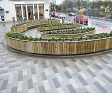 Castleton - large street planters