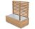 Timber planters with trellis screens 6