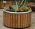 Castleton FSC timber & steel planter 8
