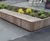 Swithland planter with timber bench 1