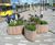 Castleton timber planters - Rochdale town centre 2