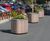 Castleton timber planters - Rochdale town centre 1