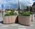 Castleton planter with timber bench 7