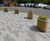 Castleton elliptical timber and metal planter 5