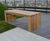 Rochford straight timber bench 5