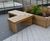 Rochford straight timber bench 6