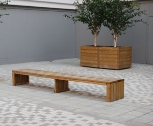 Rochford straight timber bench