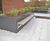 Stratum aluminium planter with integrated seating 3