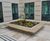 Stratum aluminium planter with integrated seating 5