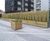 Timber planters with trellis screens 7