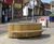 Castleton elliptical timber and metal planter 3