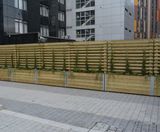 Mews planters with screens - Pocket Square, Wembley Park - on this page