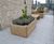 Planters and seating for roof garden - Manhattan Plaza 6