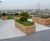 Planters and seating for roof garden - Manhattan Plaza 4