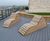 Planters and seating for roof garden - Manhattan Plaza 3