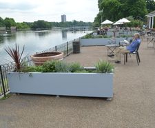 Stratum planters - The Royal Parks Lido Cafe, Hyde Park