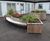 Castleton FSC timber & steel planter 6
