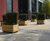 Timber planters with trellis screens 4