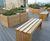 Planters and seating for roof garden - Manhattan Plaza 2