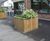 Castleton FSC timber & steel planter 3
