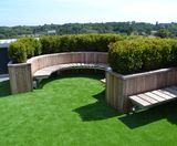 Roof garden planters and seating for IM Group HQ - on this page