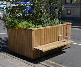 Bexley planter bench