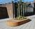 Swithland Island planter bench 2