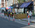 Timber planters help with social distancing in Leicester 3