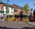 Timber planters help with social distancing in Leicester 2