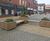 Stockport FSC timber and steel planters 1