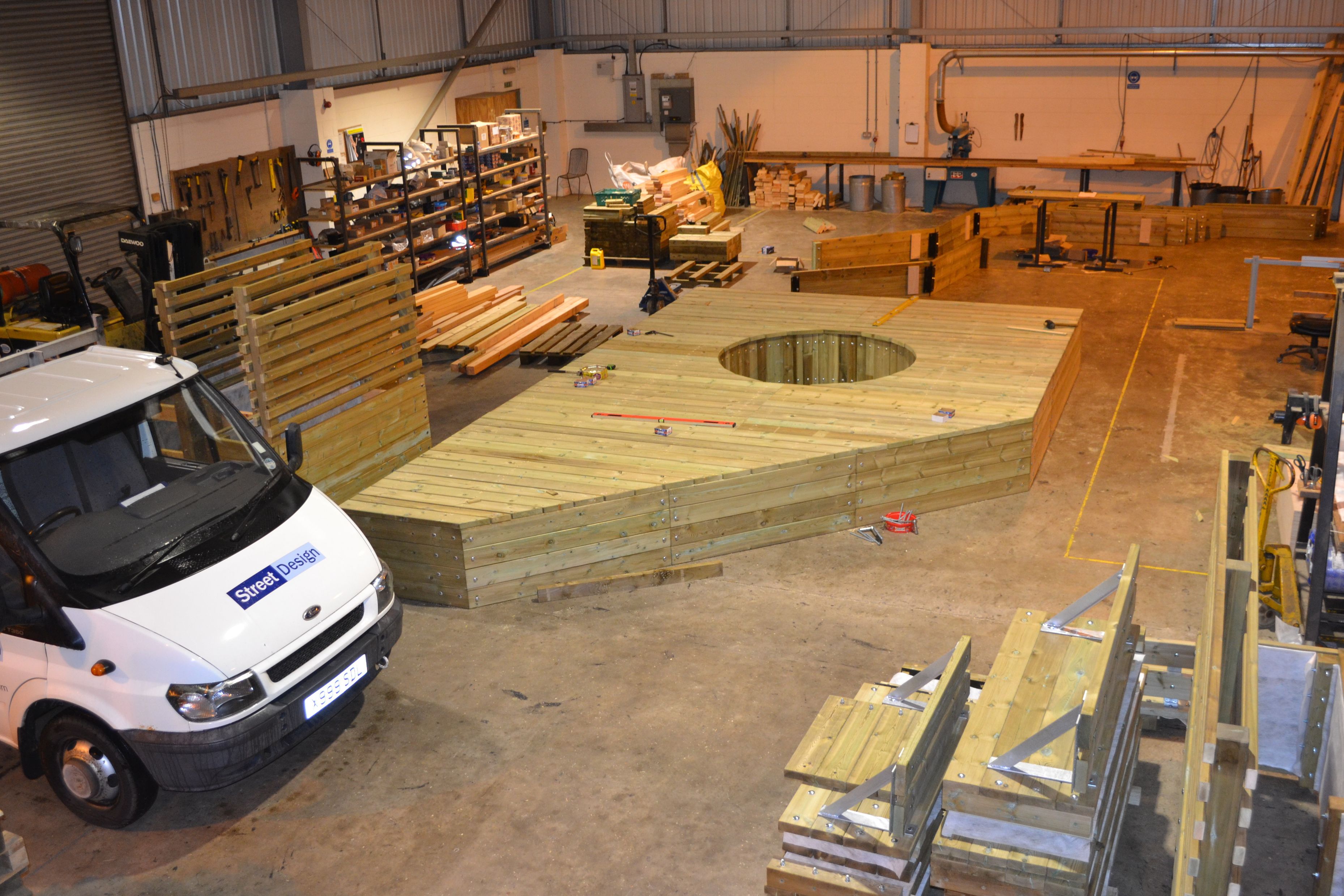 Planter Islands Street Design ESI External Works