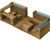 Grenadier planter / seating - Parklet unit 02 4