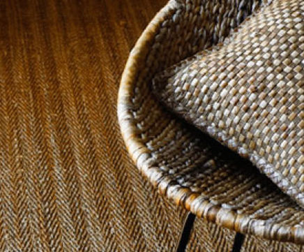 Seagrass natural fibre flooring