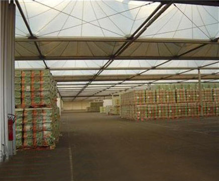 Temporary warehouses and logistics building