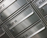 Stainless Steel 2 front entry/retrieval mailboxes - on this page