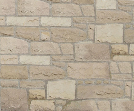 Mixed Buff random walling stone