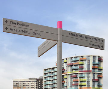 Fingerpost directional signs